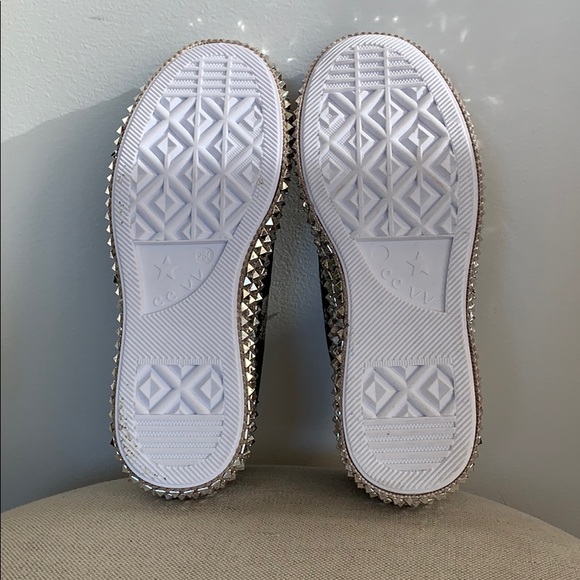 Scarpi’s Black/Silver Studded Sneakers - Picture 6 of 6